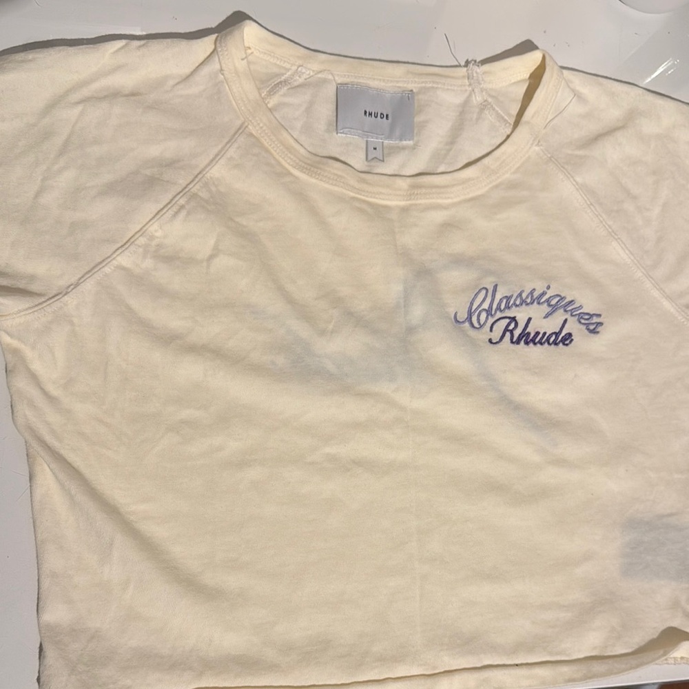 NWOT Rhude Women's baby tee - Size Medium